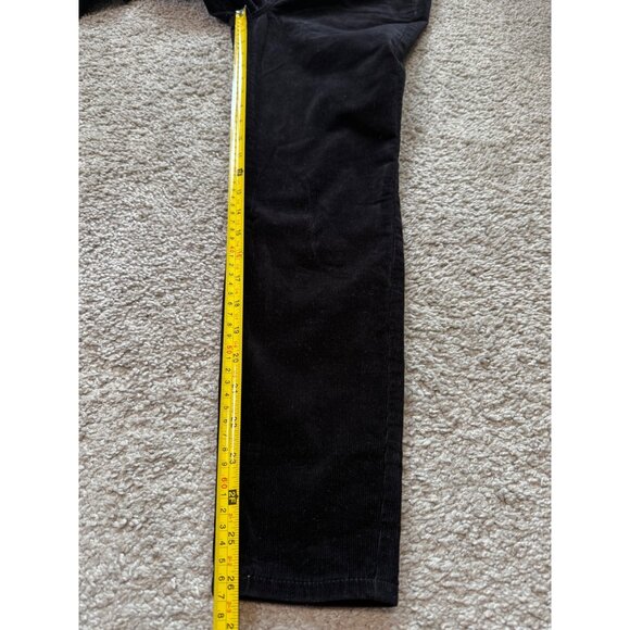 Talbots Black Corduroy Jeggings Women 2P Slim Fit Casual Soft Pants NWOT - Picture 5 of 8